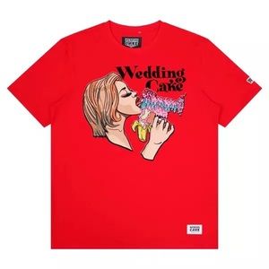 Wedding Cake Men's Fantasy Girl Tee - Red Sz. Medium NWOT